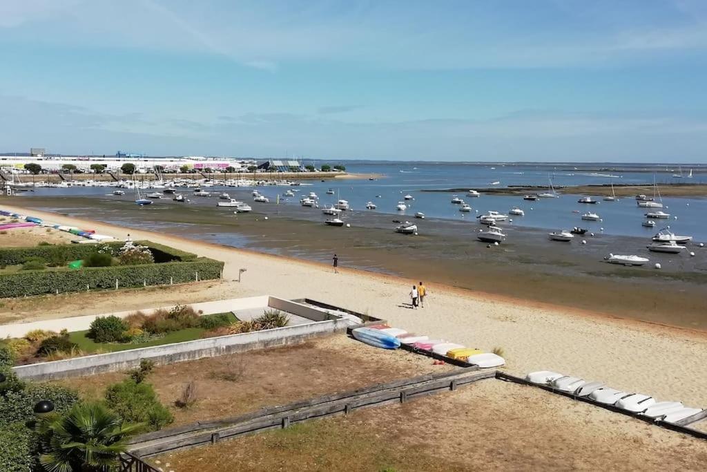 T2 1Ere Ligne Loggia Vue Mer 180 ° Parking Arcachon Kültér fotó