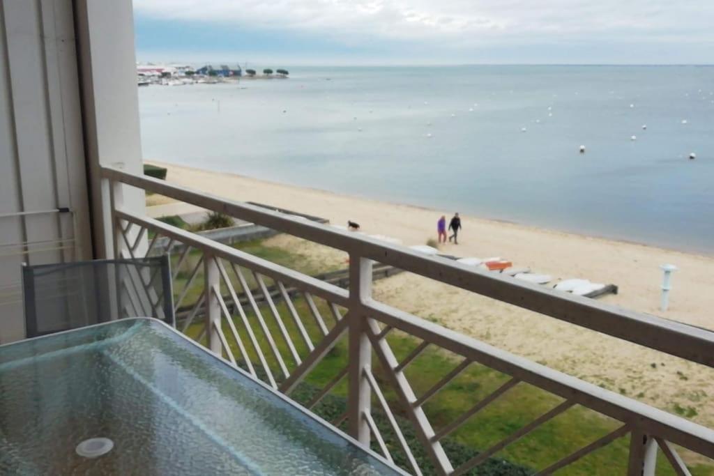 T2 1Ere Ligne Loggia Vue Mer 180 ° Parking Arcachon Kültér fotó